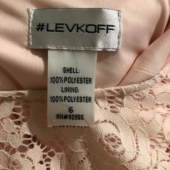 Levkoff- petal pink dress. Size 6 - Picture 2 of 2